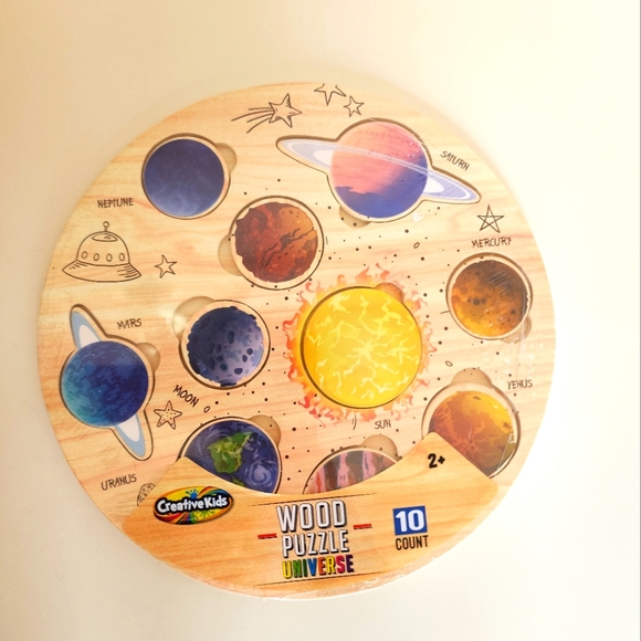 Target Toys Target Bullseye Playground Wood Puzzle Universe Poshmark